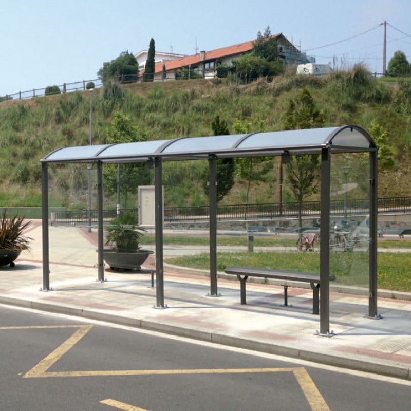 Marquesina parada d'autobús Bòveda